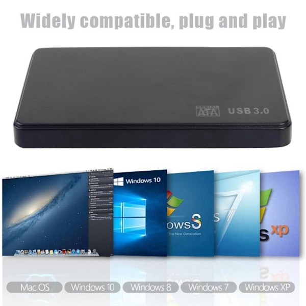 Extern kabinett, SATA hårddisk, USB 3.0
