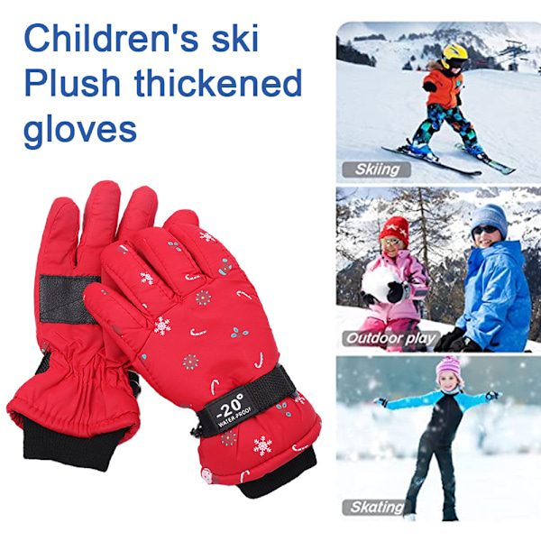 Fleecefodrade fingerhandskar vintervarma handskar utomhussporter ridning