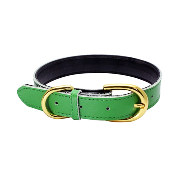 Rullat läder hundhalsband hållbart runt rep halsband är lämpligt för små och medelstora hundar,