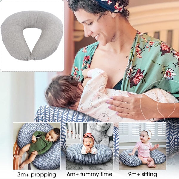 Ammepude og lokaliseringshjælp - original blå chevron | | støtte amning, flaskefodring, baby