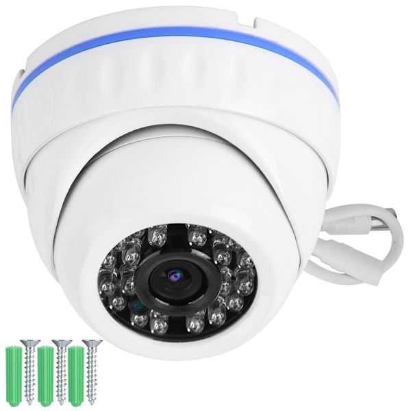 4-i-1 TVI/AHD/CVI/CVBS HD Analog CCTV Nattsynkamera Vattentät Kupolkamera PAL(720P)