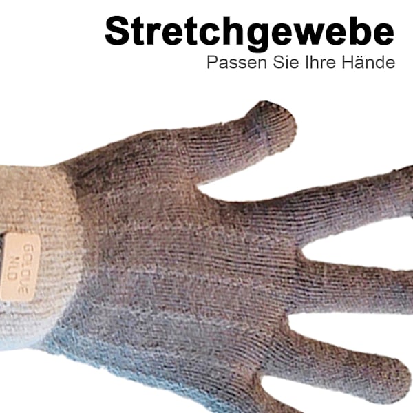 Vinterhansker for kvinner, varme elastiske mansjetter termiske hansker