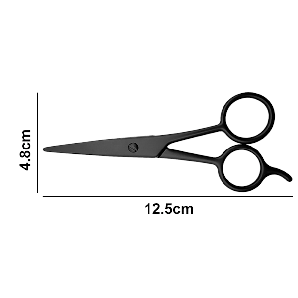 Barber Hårklippesaks Sakse Høj Kulstof Razor Sharp Overskæg Hårklip Frisør