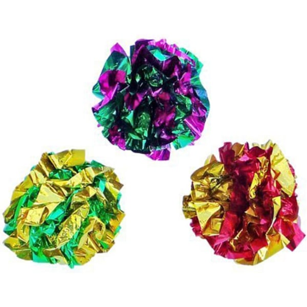 Originale Mylar Raslebolde Kattelegetøj Raslebolde Kattelegetøj