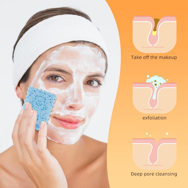 Rensende Ansigts Scrubber Puder til Makeupfjernelse Esthetician Rejse