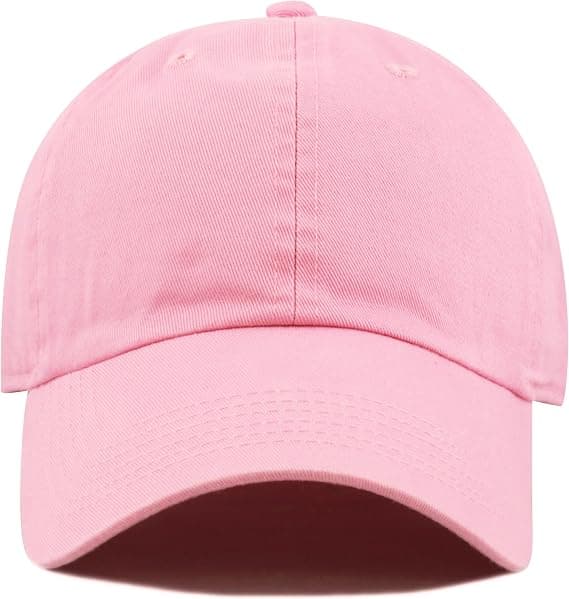 Rosa hat Ensfarvet hat forår og sommer solbeskyttelse baseballkasket[TT]