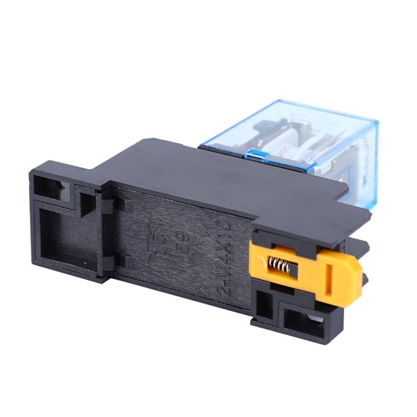 LY2NJ DPDT 8-polet automatisk justeringsrelæ med PTF08A sokkelbase (DC24V)