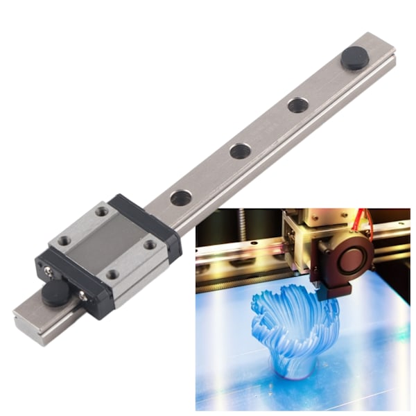 MGN12H Miniatur Lineær Skinne Glidebane 12mm Bredde Lineær Skinne Guide til de fleste Automatisering Udstyr 150mm