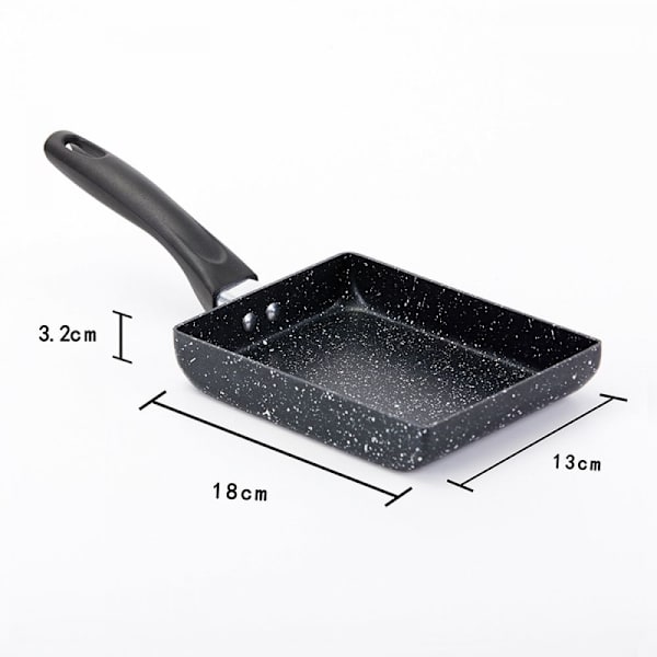 Tamagoyaki japansk omelettpanna / Äggpanna - Non-stick-beläggning -