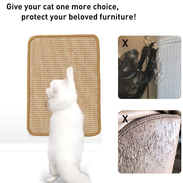 Katt-ripesmatte i naturlige sisal - Katt-ripesmatte - Teppe for katter