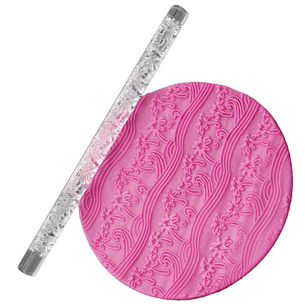Högkvalitativ Akryl Kavel Bakverk Kavel Fondant Plastilina Rulle DIY Tårta 23#
