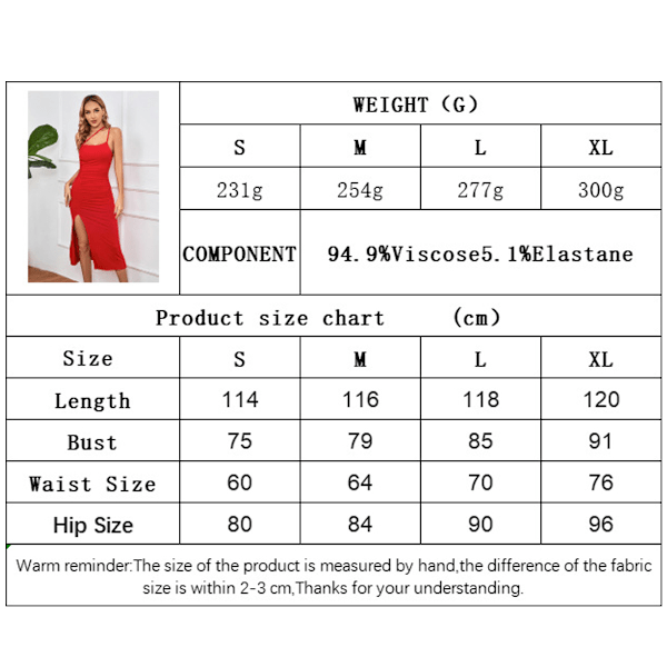 Kvinnors Sexig Wrap Cowl Neck Spaghettiband Wrap Ruched Ärmlös Split Party Midi Cami Klänning