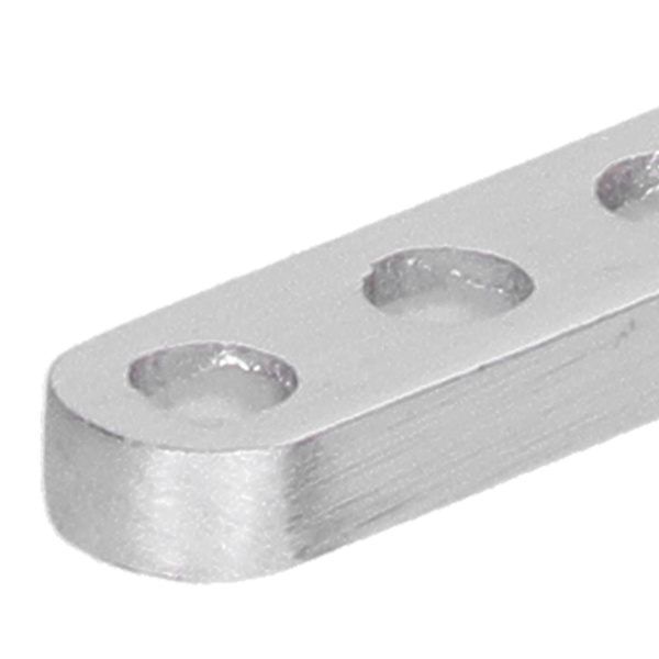 10 st Flat Straight Braces Fästning Aluminium 4 X 8mm Anslut Raka Konsoler för Robotteknik Utrustning 3102-0006-0048