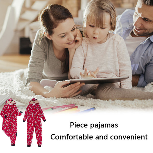 Familiematchende Onesie-Pyjamas til Jul - Fleece