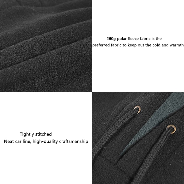 Tjock Fleece Ansikts- och Halsmask för Kallt Väder