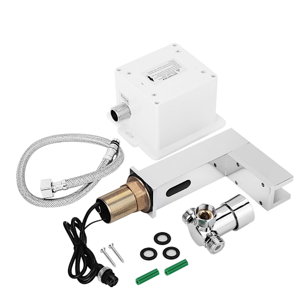 Temperatursensorstyrt Kran med 3 Fargeendrende LED-lys, Kran for Bad/Vask G1/2