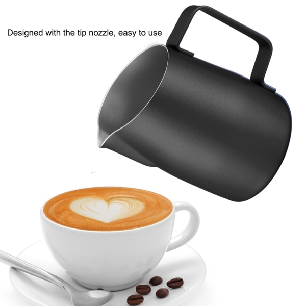 Slitstark mjölkskummare i rostfritt stål kaffekopp för kök