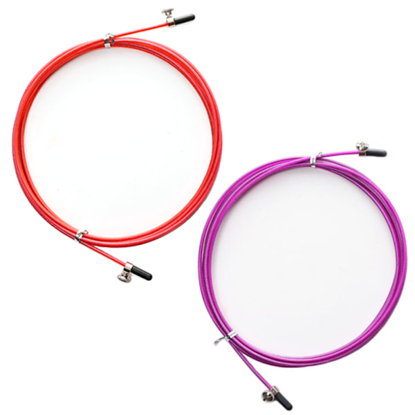 Reservekabel til Speed Jump Rope - 2 Reservekabler - med skruer og endestykker