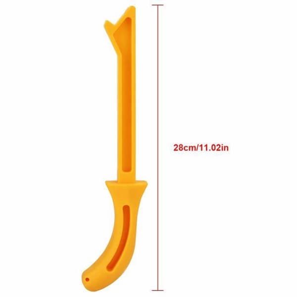 Gul ABS-sikkerhedsskubber til sav - ergonomisk skubber