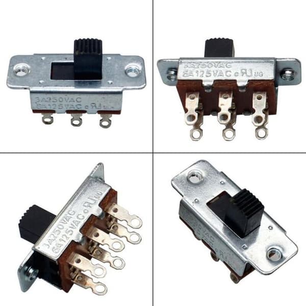 Loftventilatorafbryder - LUSKYKA® - 2-pak - 6-benet - 6A 125V, 3A 250V - Nem installation