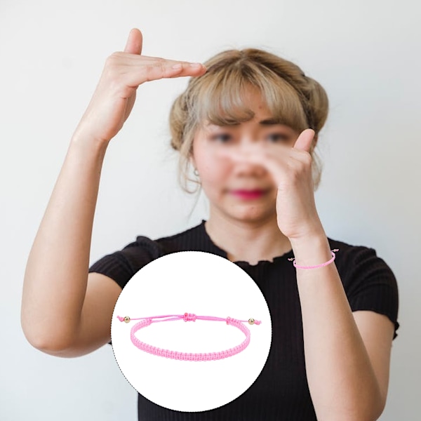 4 stk Justerbare Armbånd for Kvinner, Smykketilbehør for Kvinner og Tenåringsjenter, Lykke