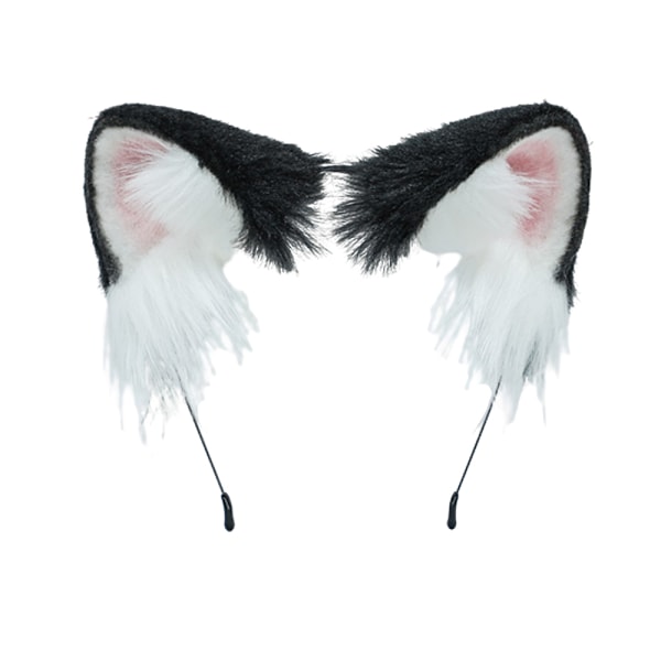 Fox Cat Lange Pelsører Hår Hodeplagg Ulv Dyr Halloween Kostyme Festivalgaver