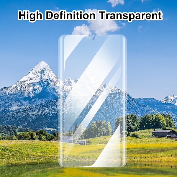 Heltäckande Galaxy S21 Skärmskydd Nanoedge Skyddsplast transparent