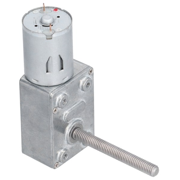 Gearmotor Hastighedsreduktion Orm Selvspærrende M6 Gevind 50mm Aksel Længde JGY‑370DC6V 30RPM