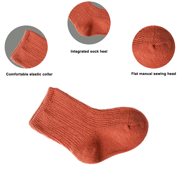 4 par børne-antiskid gulvsokker, baby anti-drop strop sokker, baby småbørns sokker, indpakkede sokker