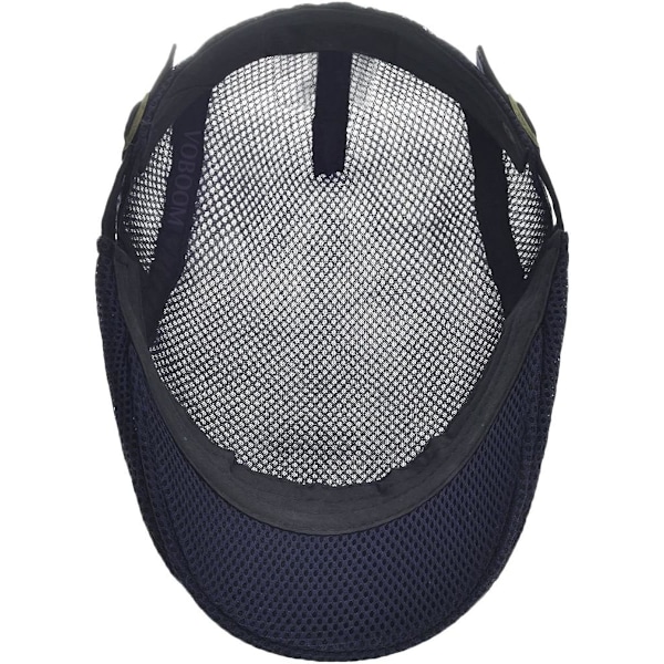 Mænds Åndbar Mesh Sommerhat Justerbar Newsboy Beret Ivy Cap Flade Hat