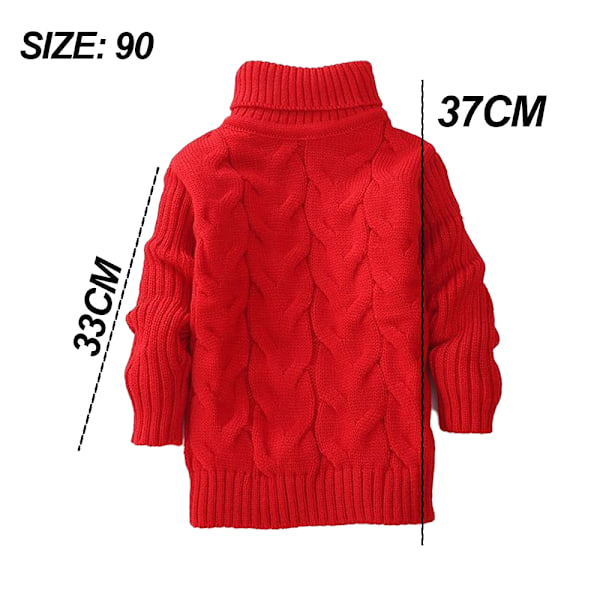 Høst- og vinterturtleneck-sweatre til børn - drenge og piger