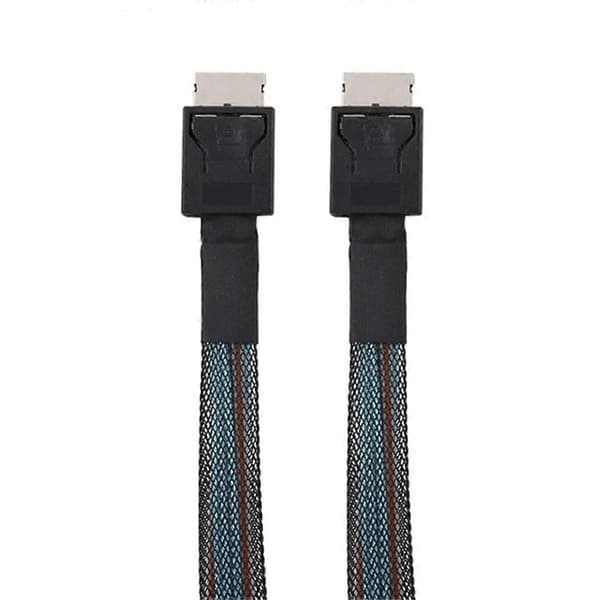 PCIE4.0 MINI SAS-kabel 24 Gbps Oculink Dataforlengelseskabel SFF-8611 til SFF-8611 Serverdataoverføringslinje (0,5 m)