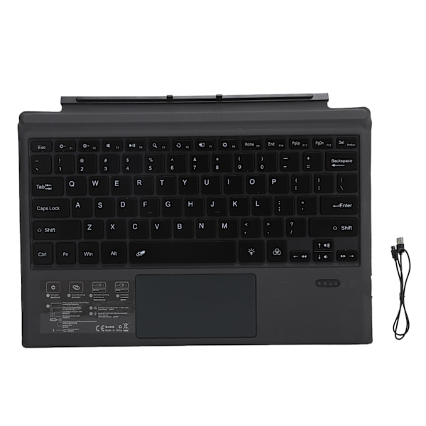 Trådlöst tangentbord Bluetooth Laptop Handledsstöd med styrplatta Datortillbehör för Microsoft