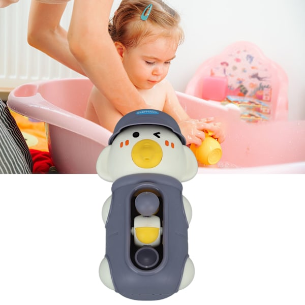 Roterande Vattenhjul Leksaker för Småbarn Säkra Färgglada Anka Badkar Partner Leksak med Starka Sugkoppar Typ 1