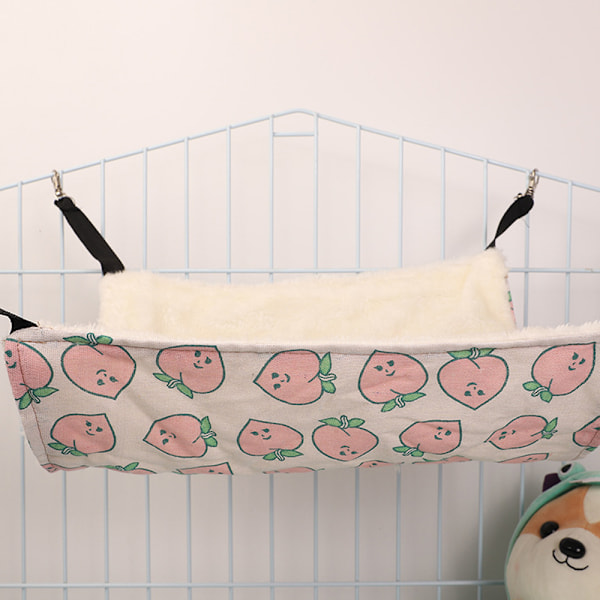Hamster vinter med hög hängmatta i flanell, enkel, höst och vinter, varm hängmatta för husdjur