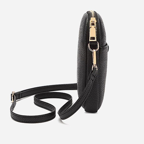 Naisten olkalaukku, crossbody-laukku, nahkainen matkapuhelinlaukku, pieni crossbody, säädettävä olkahihna, matkapuhelinlaukku, kännykkälompakko, käsilaukku naisille