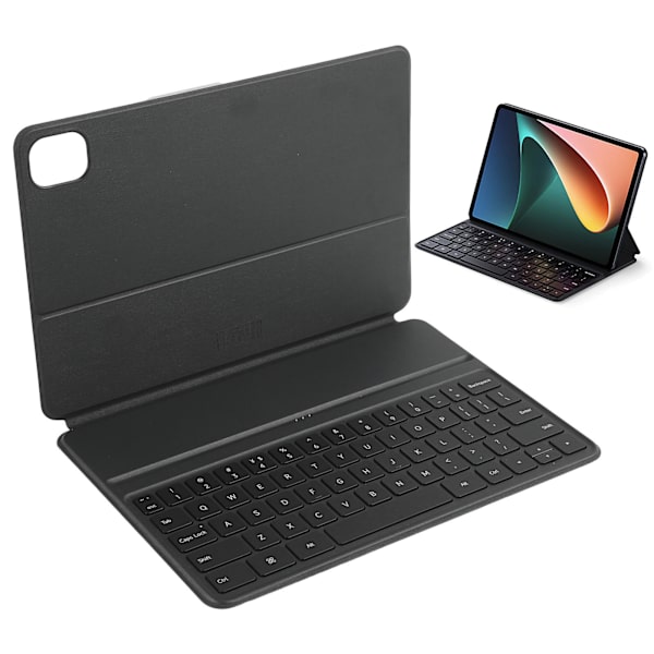 Trådlöst Smarttangentbord 63 Tangenter Magnetisk Absorption Lätt Smarttangentbord för Mi Pad med Fodral för Mi Pad 5 5 Pro