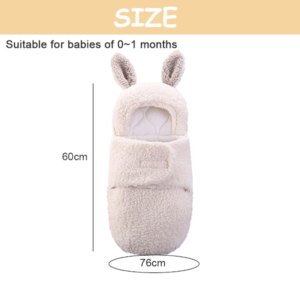 Nyfødt Modtagelses Tæppe Baby Sove Wrap Swaddle