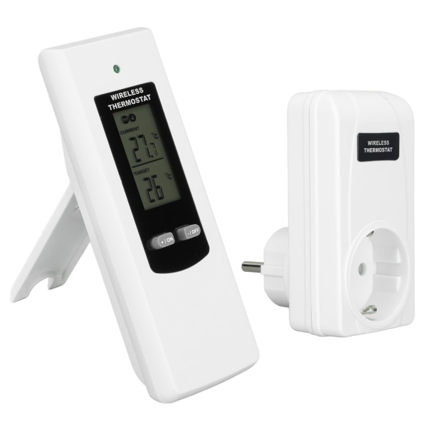 Wireless Plug in Thermostat Digital Remote Electric LCD