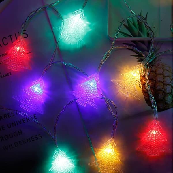 Stjernelyssett, stjernegardinlys, 6 m LED julelyssett, LED-lyssett, julelyssett