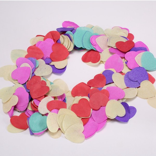 1200 st färgglada papper som kastar konfetti för bröllopsfest (#1)