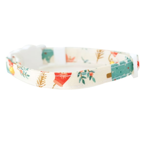 Halsband för små katter och hundar, säkerhetsspänne, halsband, prydnad, justerbar, sommarhalsband