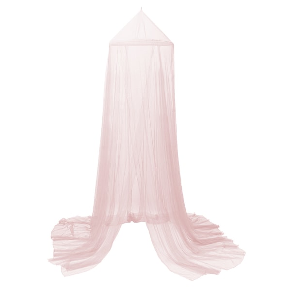 Baby Kids Round Dome Bed Canopy Myggnät Gardin Hem