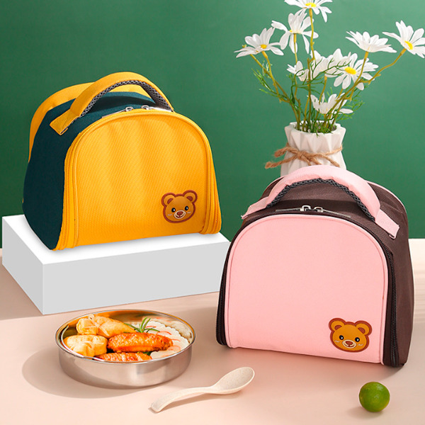 Lunchväskor - Isolerad Lunchväska för Kvinnor Återanvändbar Lunchbox Söt Kylare Tote för Barn Tonåringar Förskola Hög Skola Student