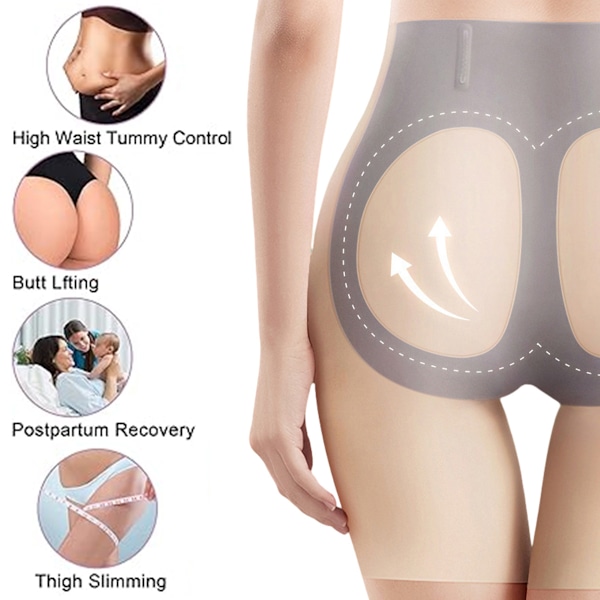 Butt Lifter Shapewear, Högmidjade Tummy Control-trosor för Kvinnor, Postpartum Midjetränare, Magshapare