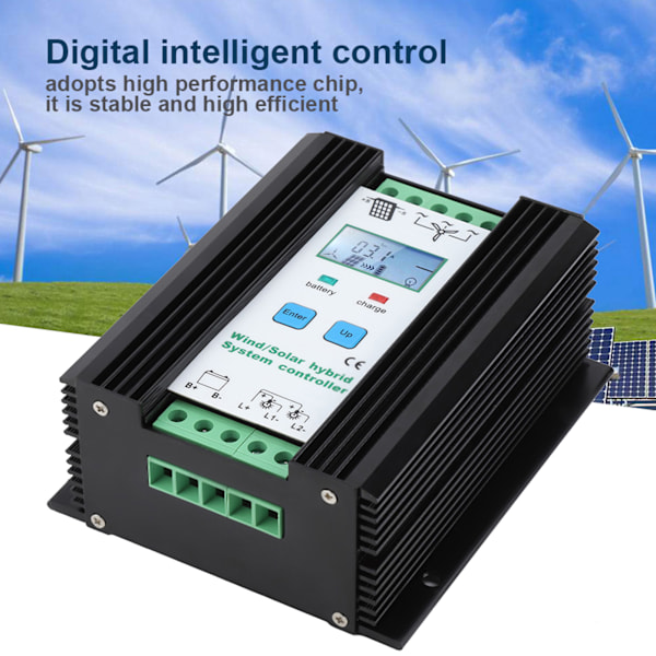 Hybridstyring til Vind- og Solenergi - Digital Intelligent Kontrol med Boost-Opladningsregulator