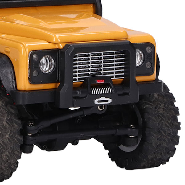 2.4G Kauko-ohjattava Kiipeily Maastoauto Simulaatio 1:28 Mini RC Auton Leikki Keltainen