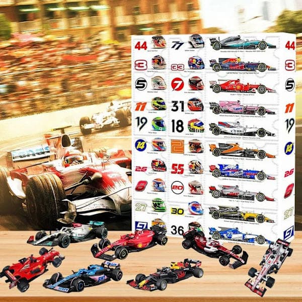 F1 Julekalender 2025 - Julekalender med 25 små låger