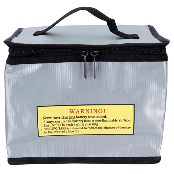 Lipo Battery Safe Bag Pouch Bärbar Brandsäker Explosionssäker