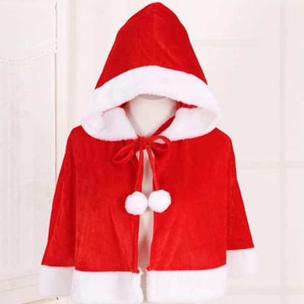 Julesjal Kappe Kappe Fru Julemands Kappe Halloween Kostume Julekostume[TT]
